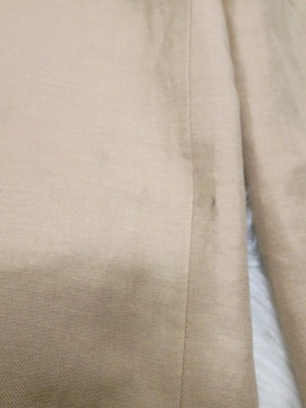 Lauren Ralph Lauren Beige Linen-Blend Wide-Leg Cropped Pants Size 12 - Picture 3 of 14